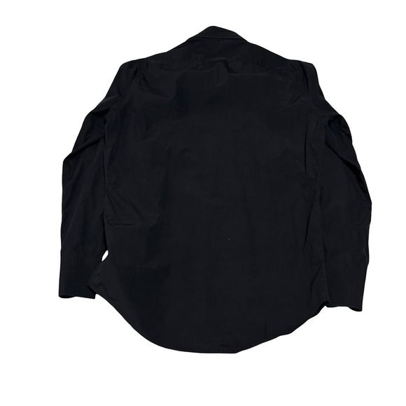 SuitSupply Egyptian Cotton Men's Button Down Slim Fit Shirt Black Sz 40 / 15.75 - Picture 2 of 6